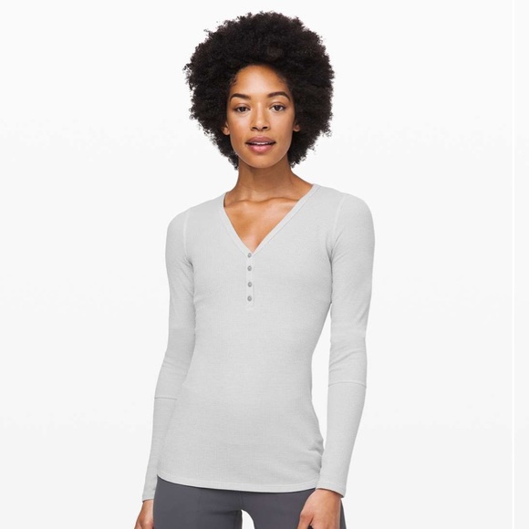 Lululemon Close Call Henley Long Sleeve